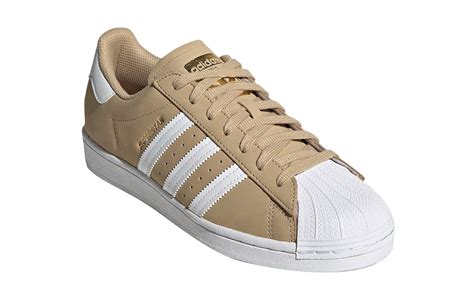 adidas superstar weiß beige